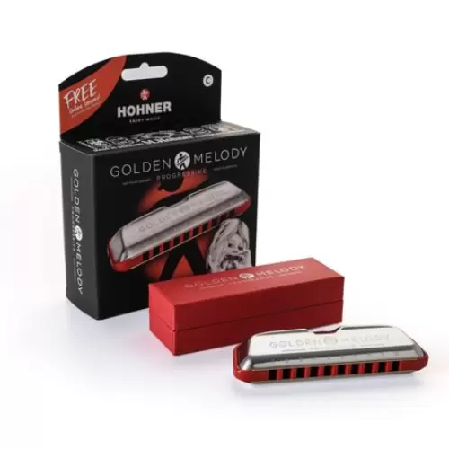HOHNER NEW GOLDEN MELODY HARMONICA 10 TROUS C