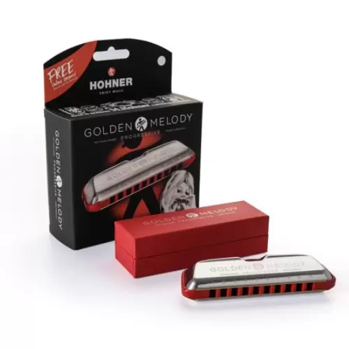 HOHNER NEW GOLDEN MELODY HARMONICA 10 TROUS D
